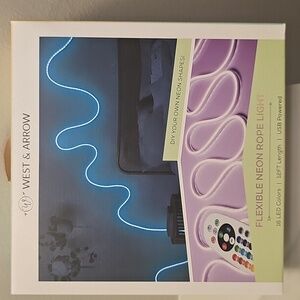 West & Arrow Flexible Neon Rope Light. New In Sealed Box.